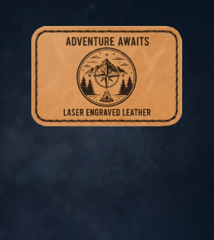 Engraved Leather Patch