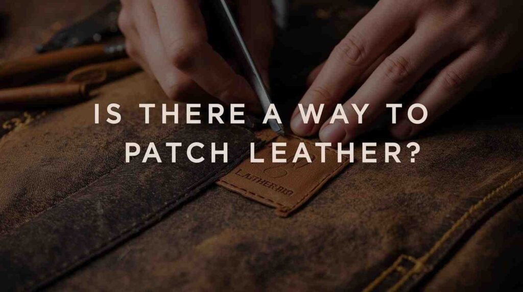 Is There a Way to Patch Leather